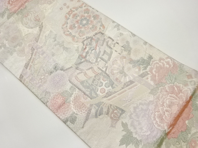 JAPANESE FUKURO OBI / SAGANISHIKI / WOVEN KIKU